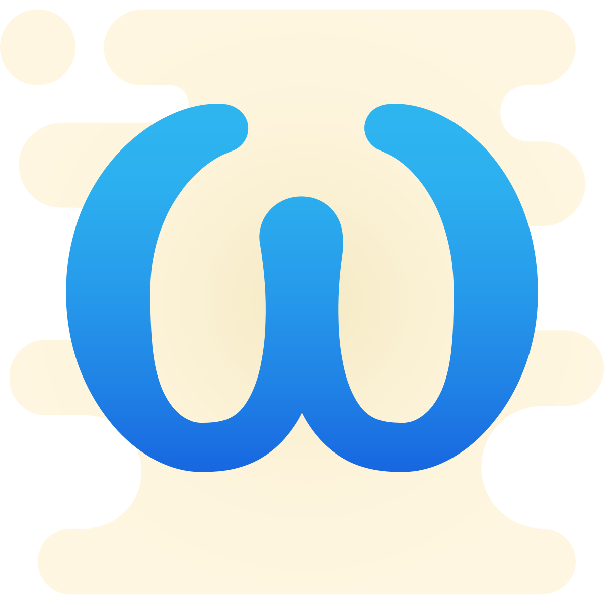 cute clipart style omega icon