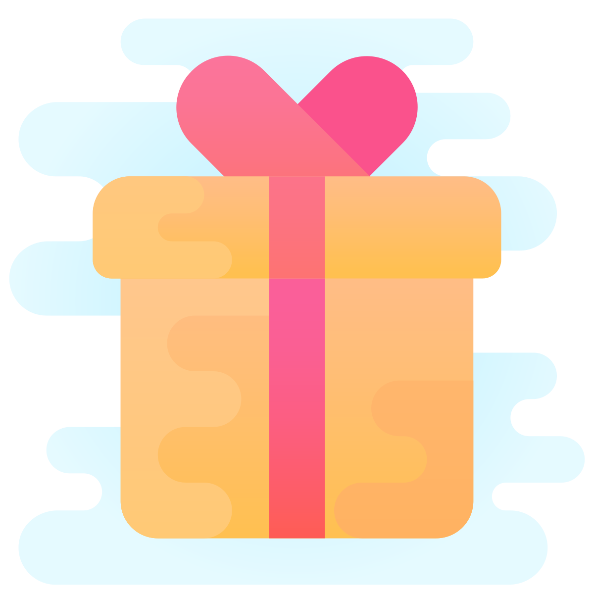 cute clipart style packaging icon