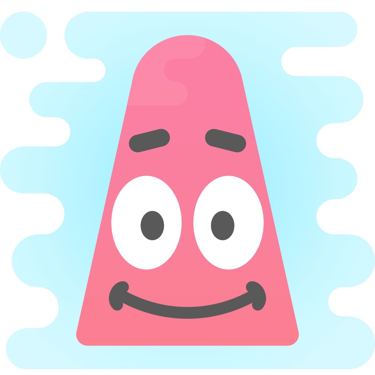 cute clipart style 帕特里克·斯塔 icon