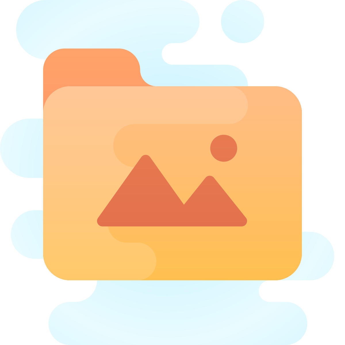 cute clipart style pictures folder icon