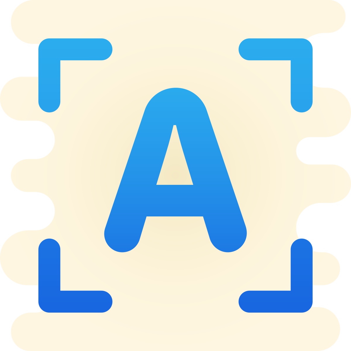 cute clipart style printed ocr icon