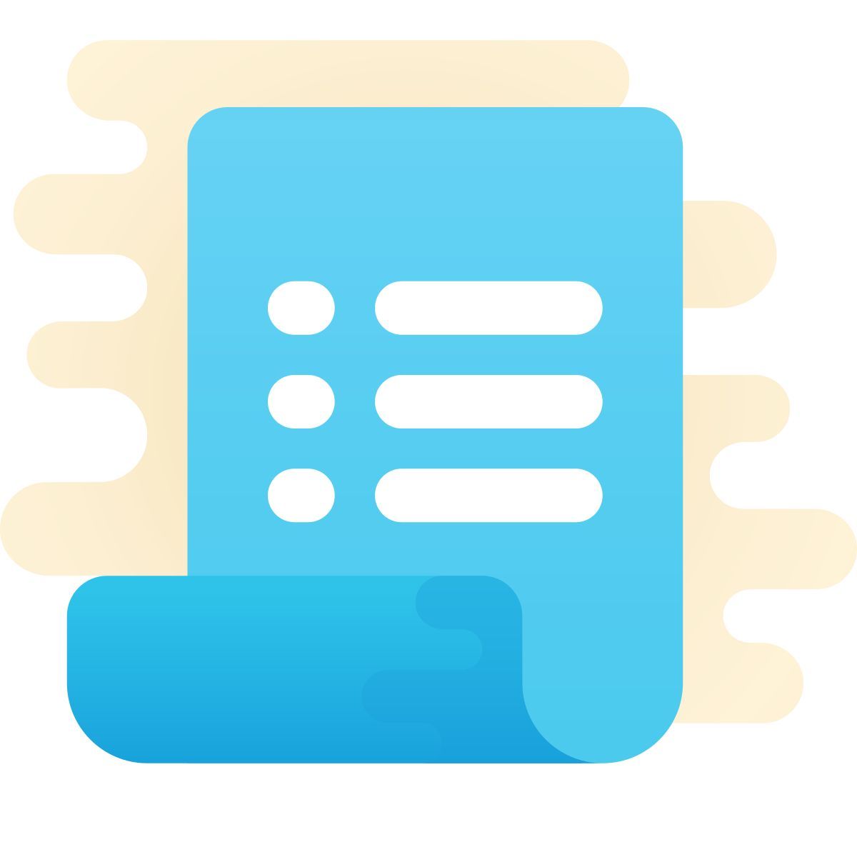 cute clipart style 采购订单 icon