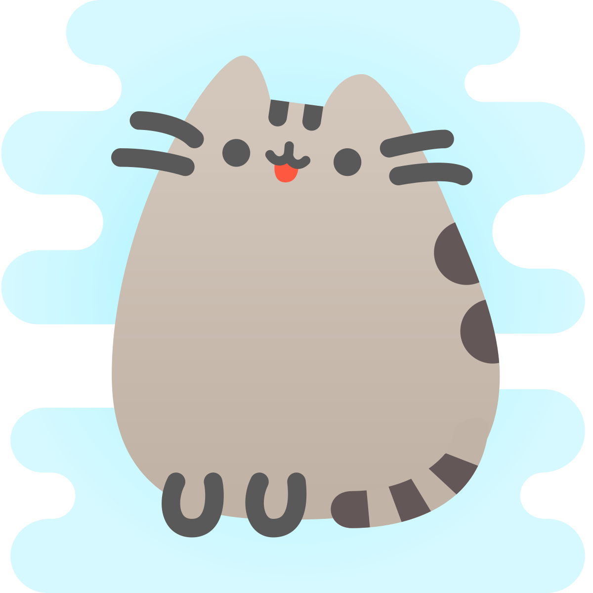 cute clipart style pusheen  v2 icon