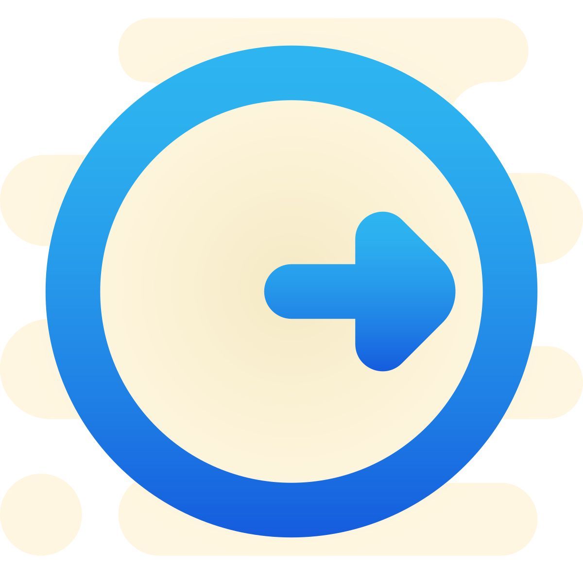 cute clipart style 半径 icon