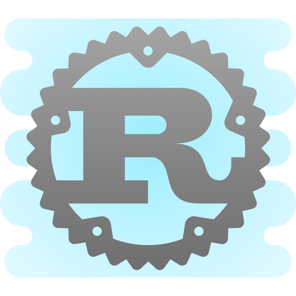 cute clipart style rust 编程语言 icon
