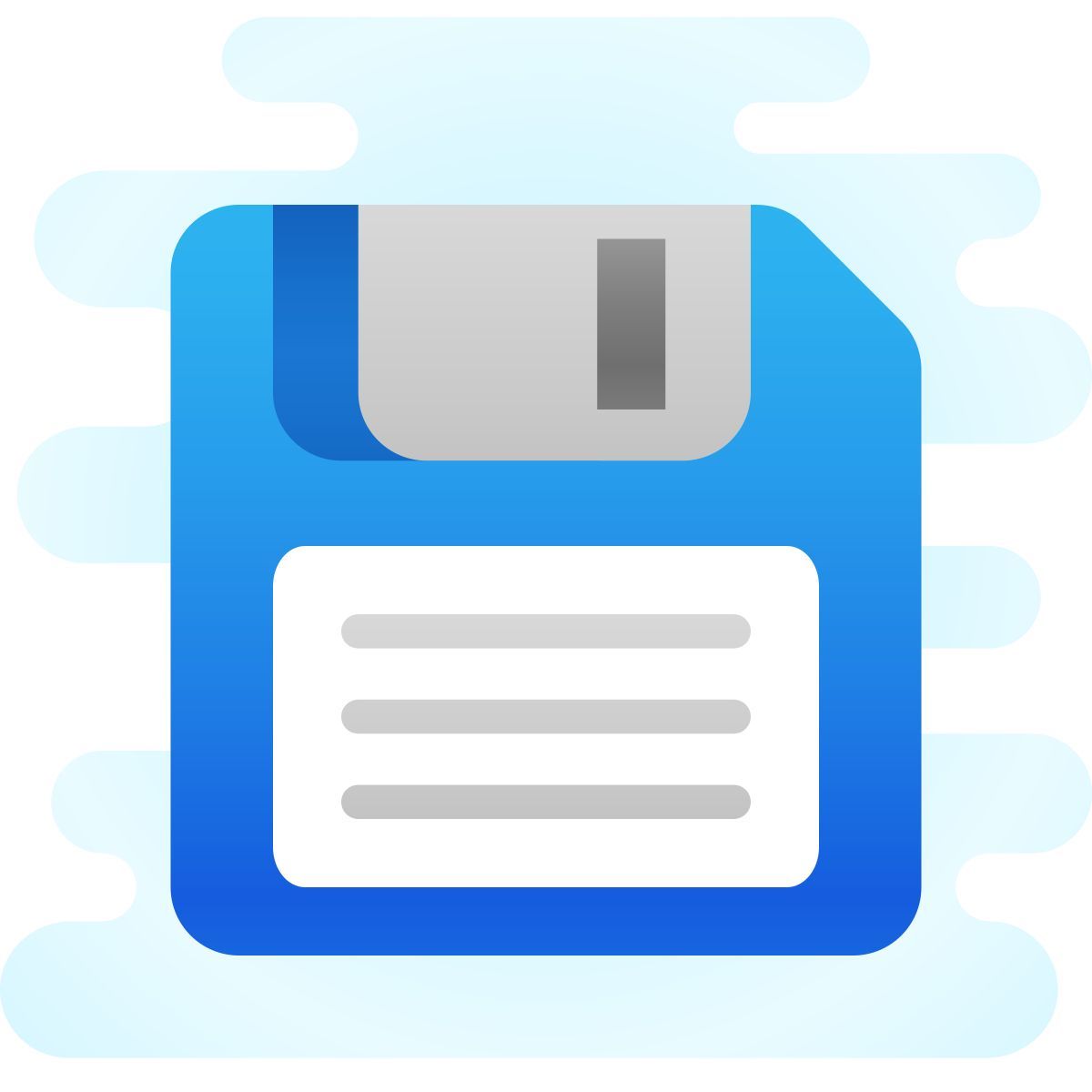 cute clipart style sauvegarder icon