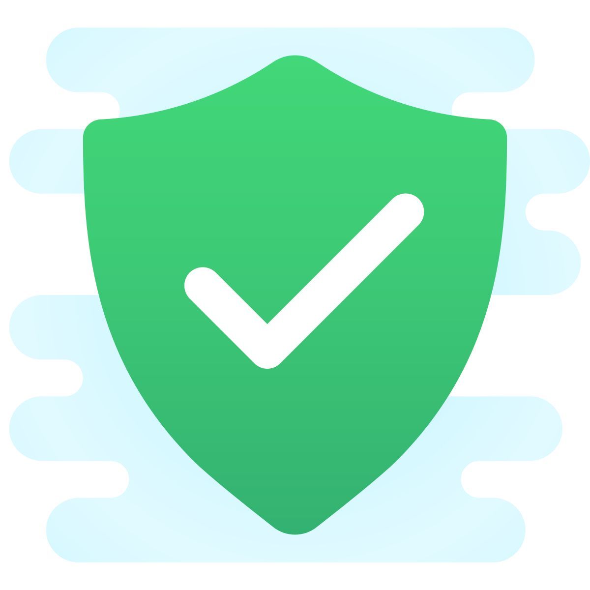 cute clipart style protezione icon