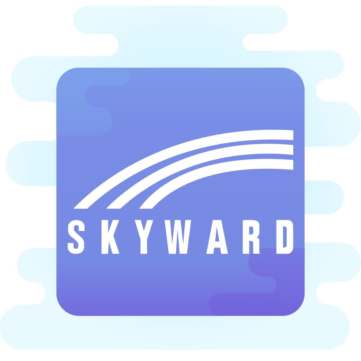 cute clipart style verso il cielo icon