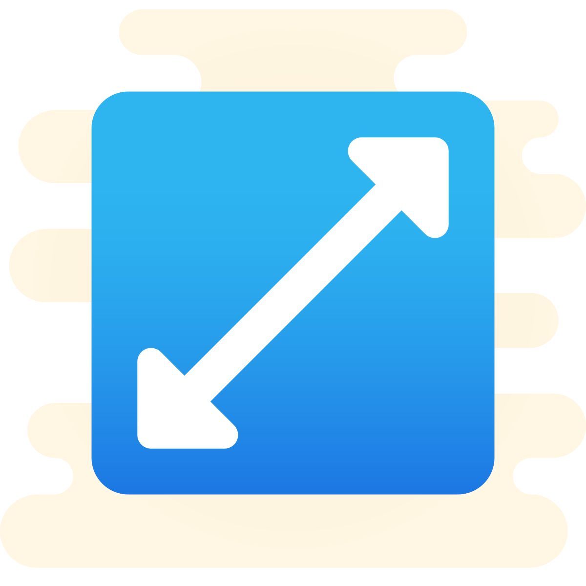 cute clipart style 拉伸工具 icon