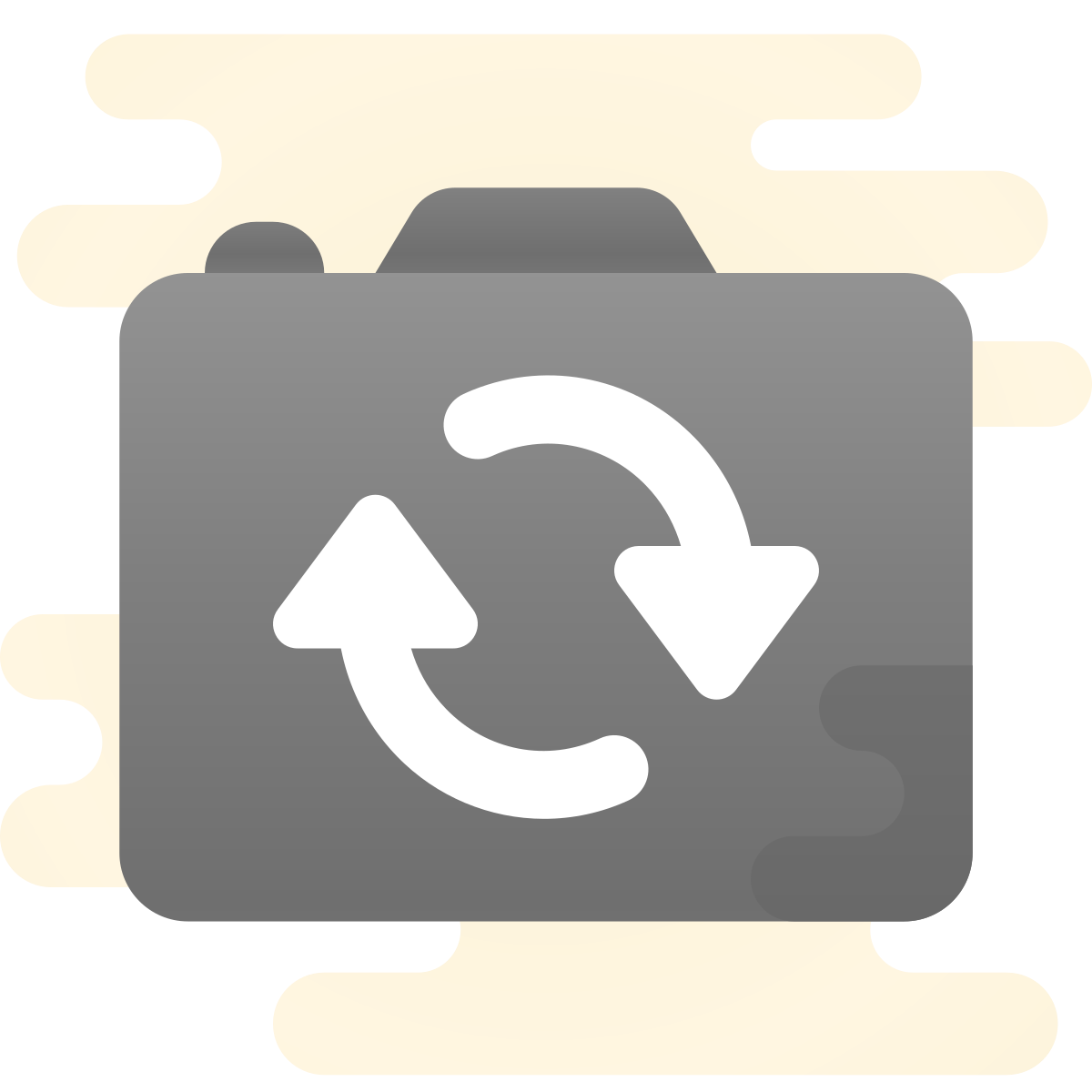 cute clipart style switch camera icon