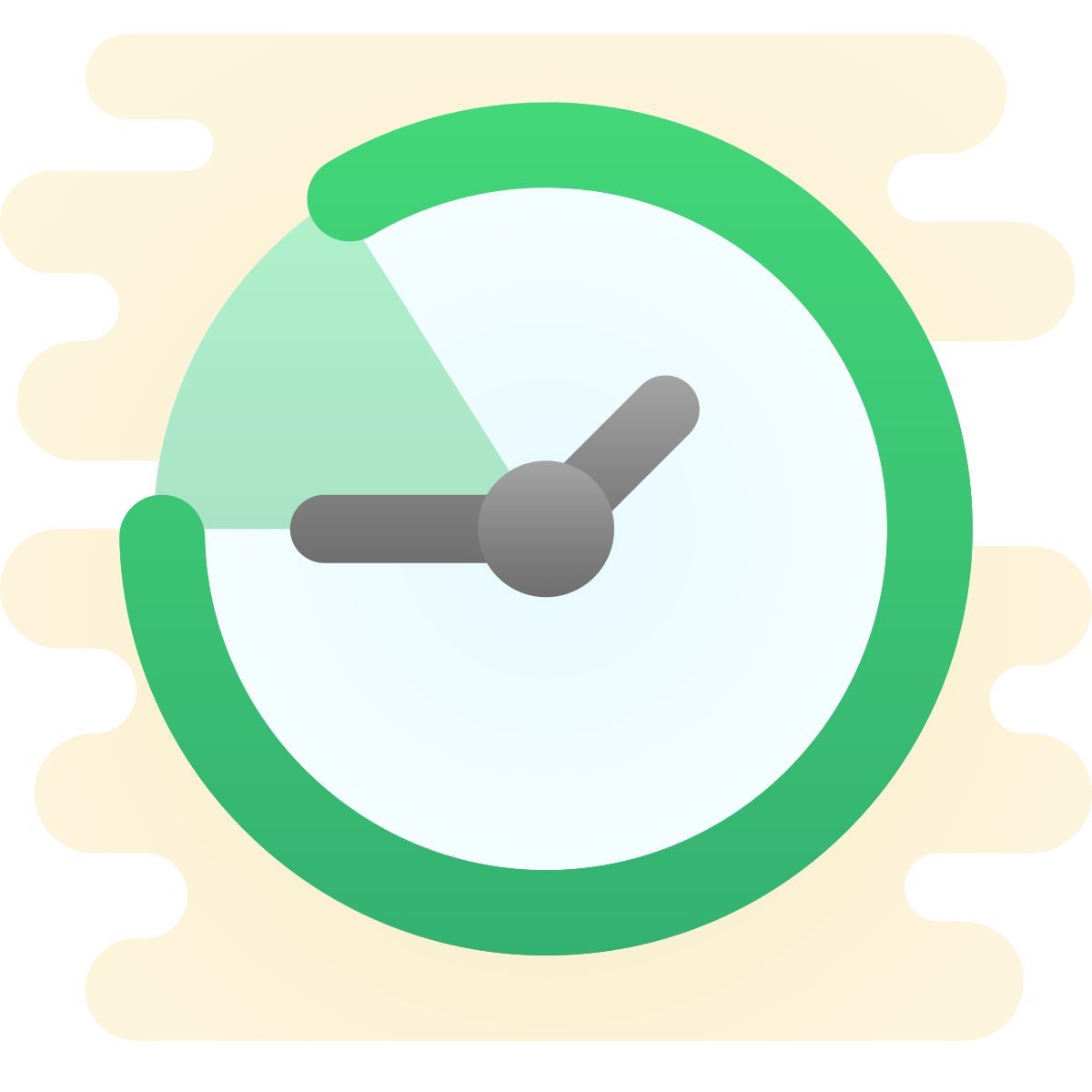 cute clipart style 时间跨度 icon