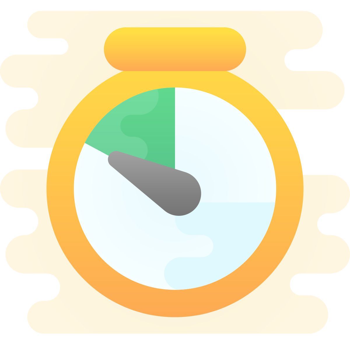 cute clipart style 计时器 icon