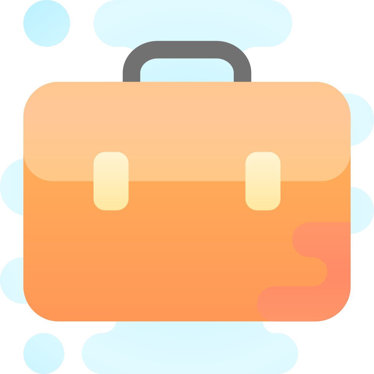 cute clipart style toolbox icon