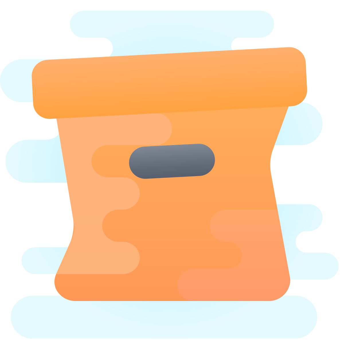 cute clipart style used product icon