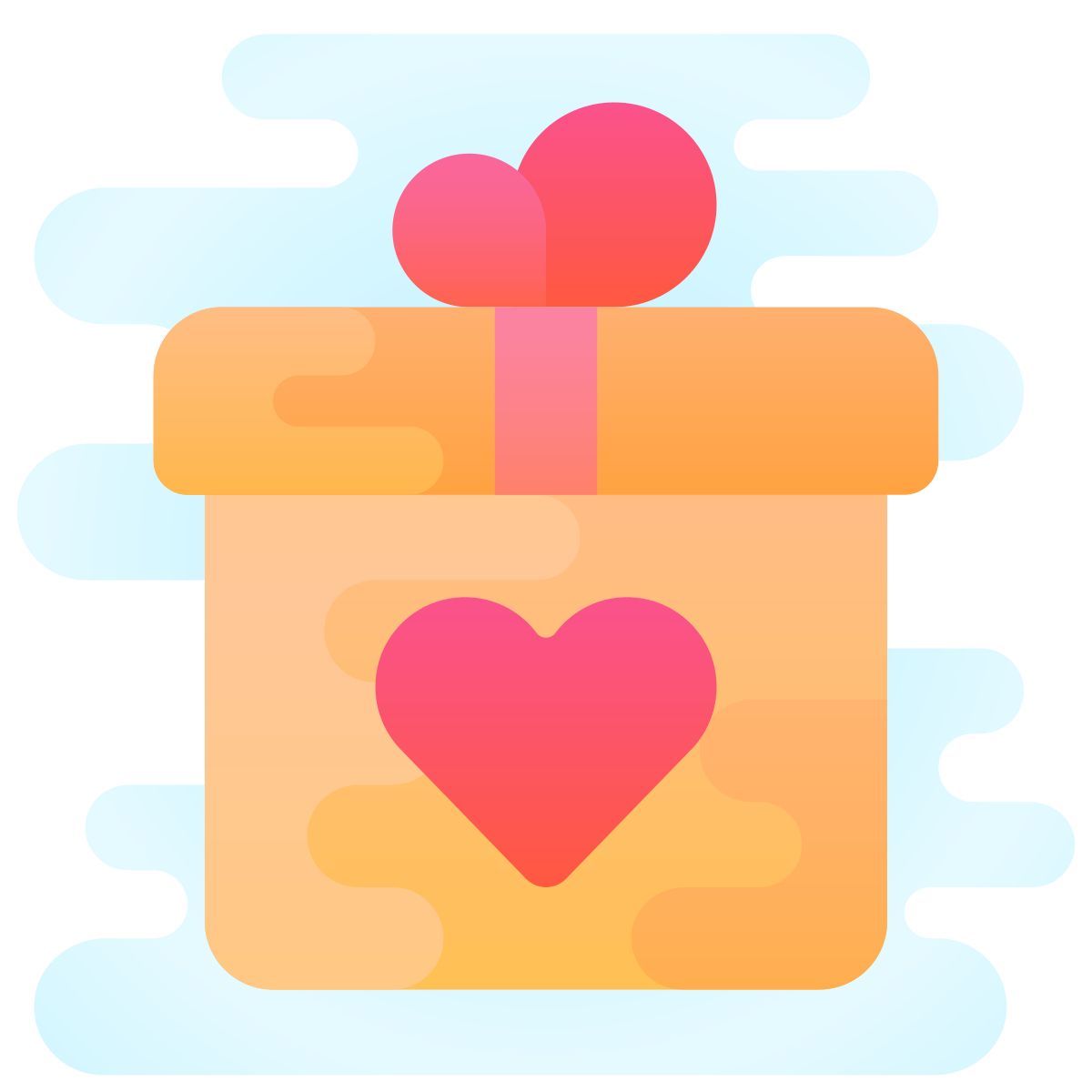 cute clipart style 结婚礼物 icon