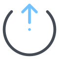Logout Rounded Up icon
