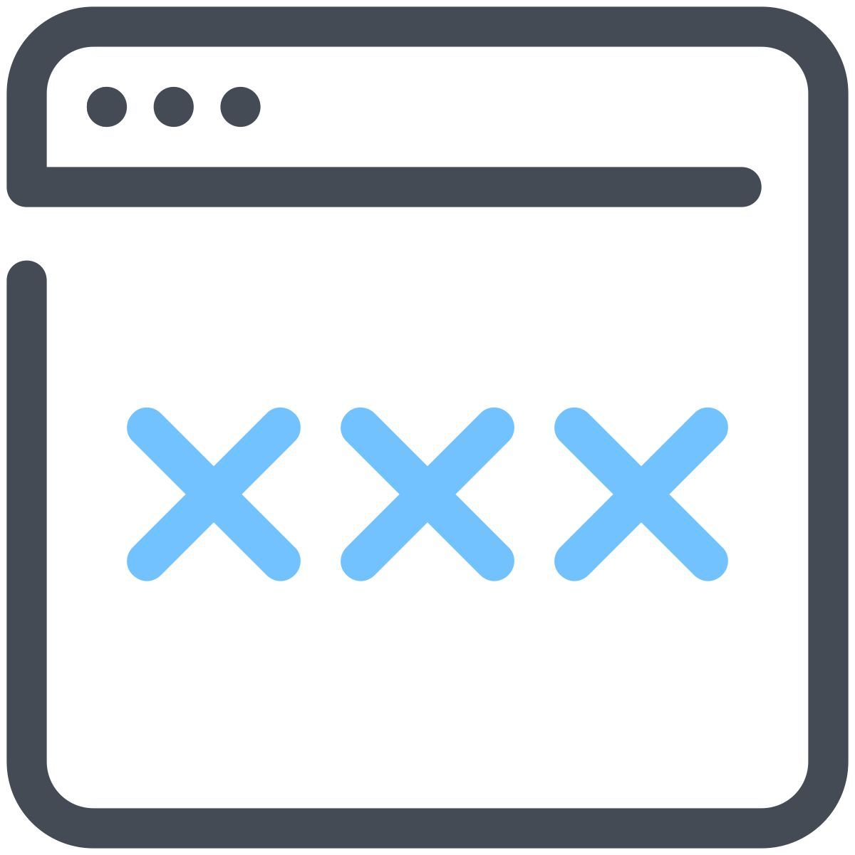 pastel color style contenuto per adulti icon