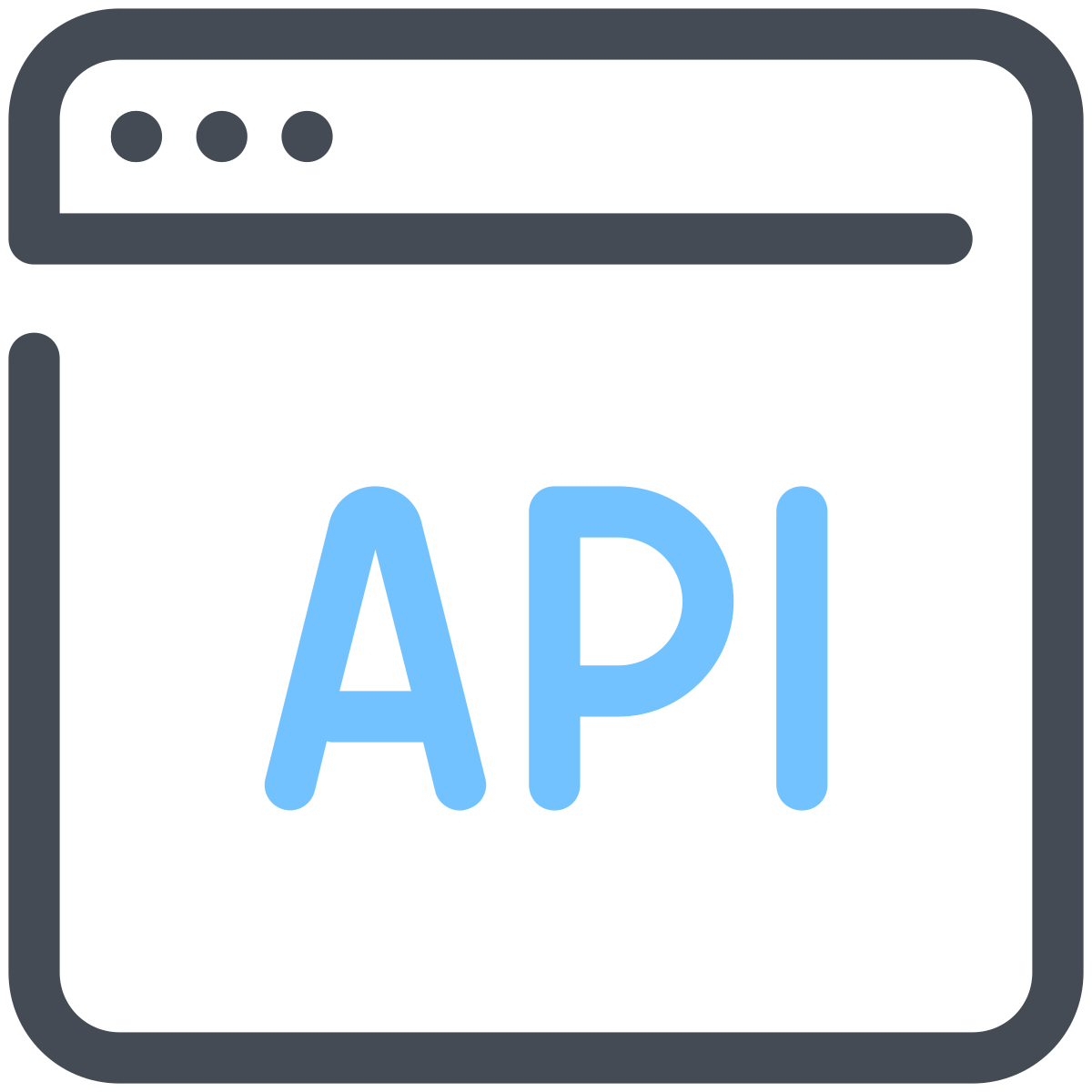 pastel color style api icon
