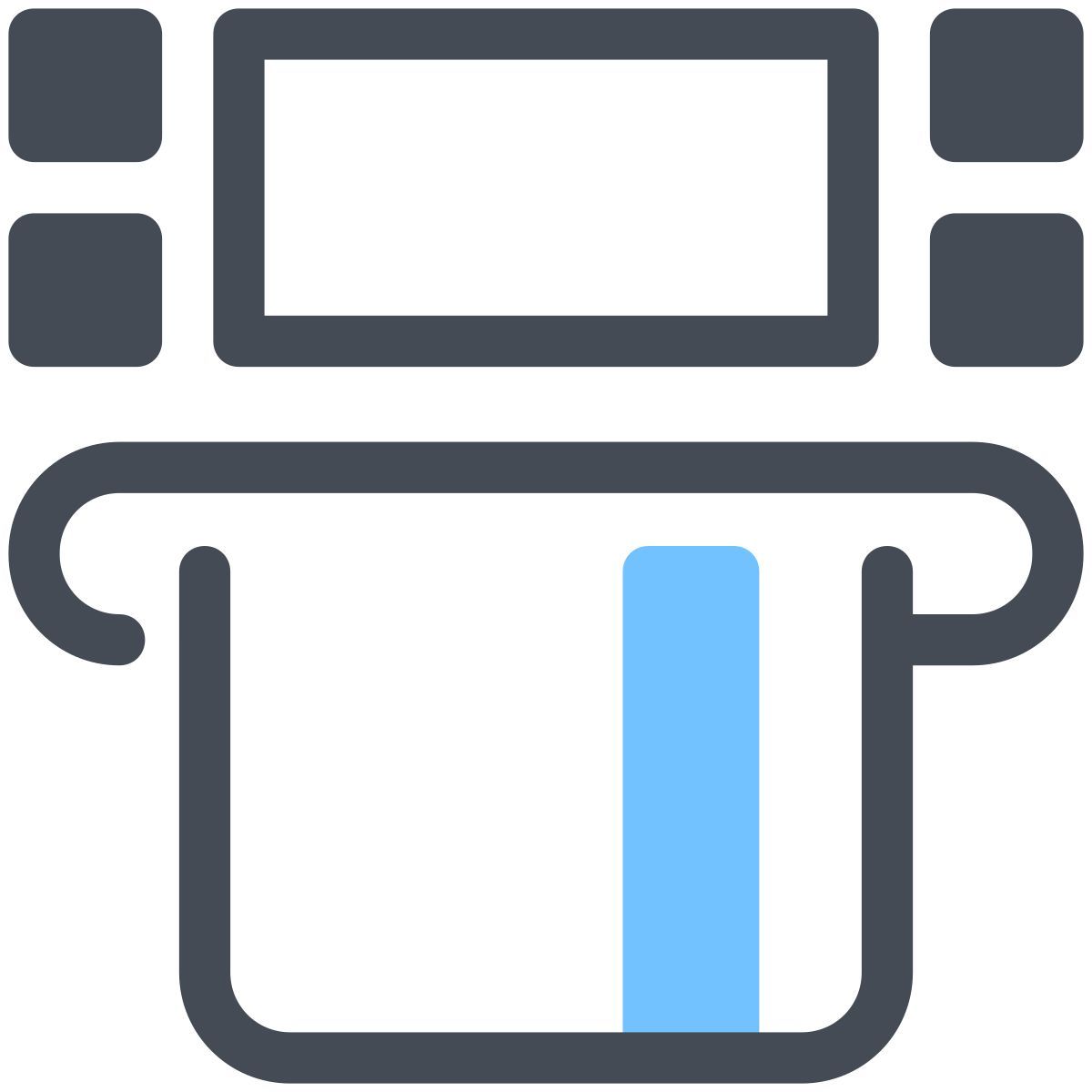 pastel color style 自动取款机 icon