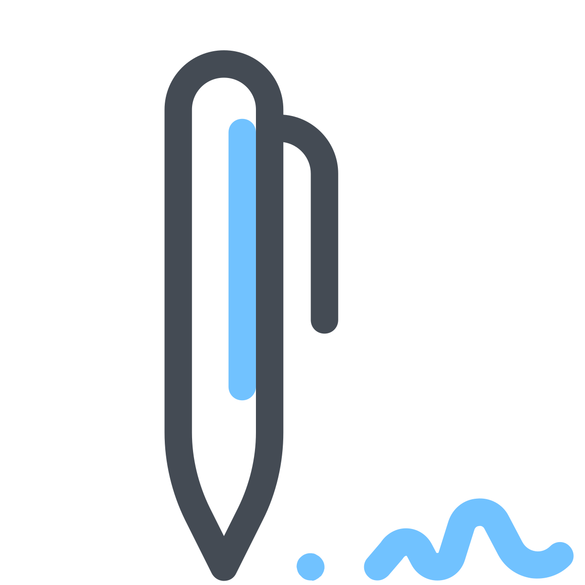 pastel color style autograph icon
