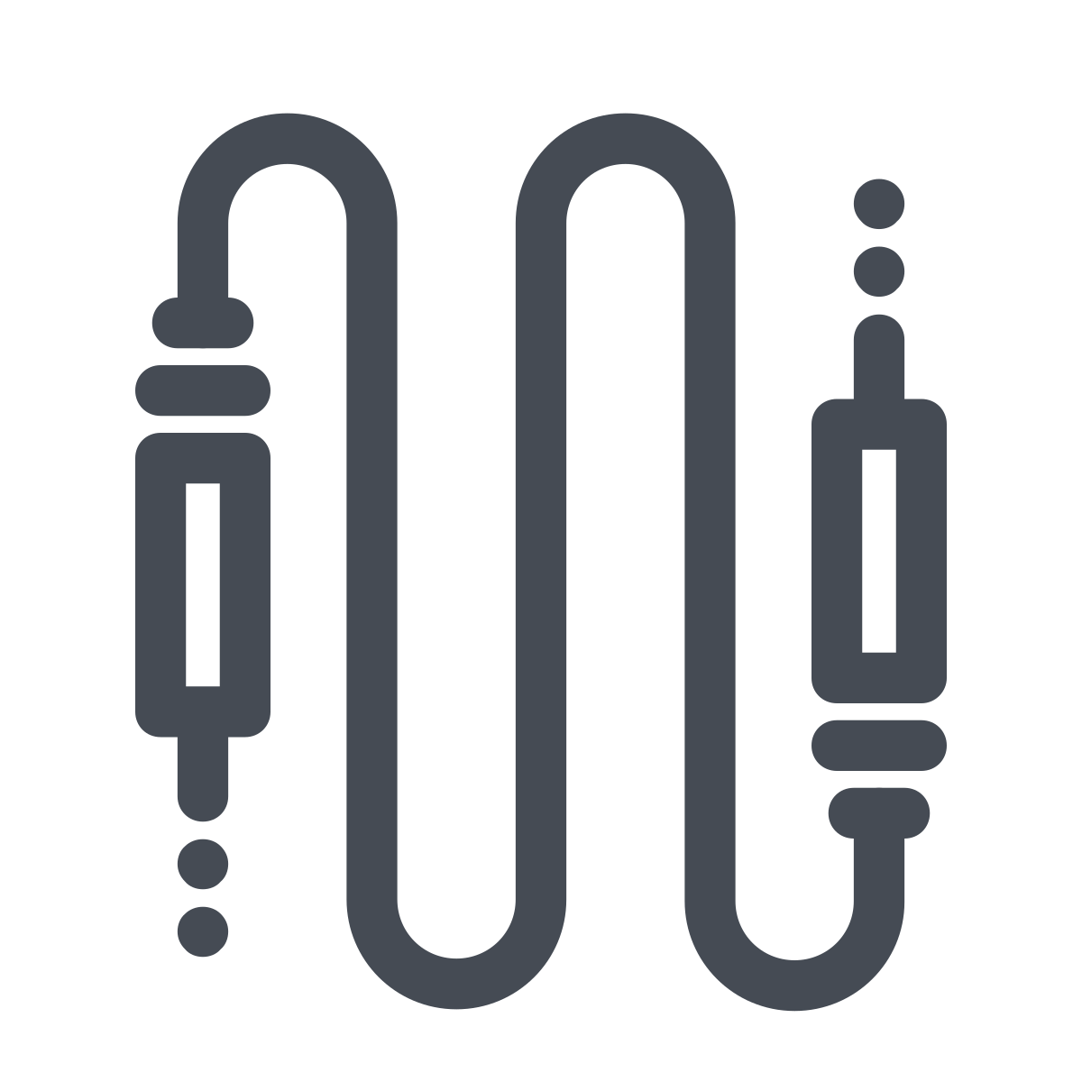 pastel color style aux cable icon
