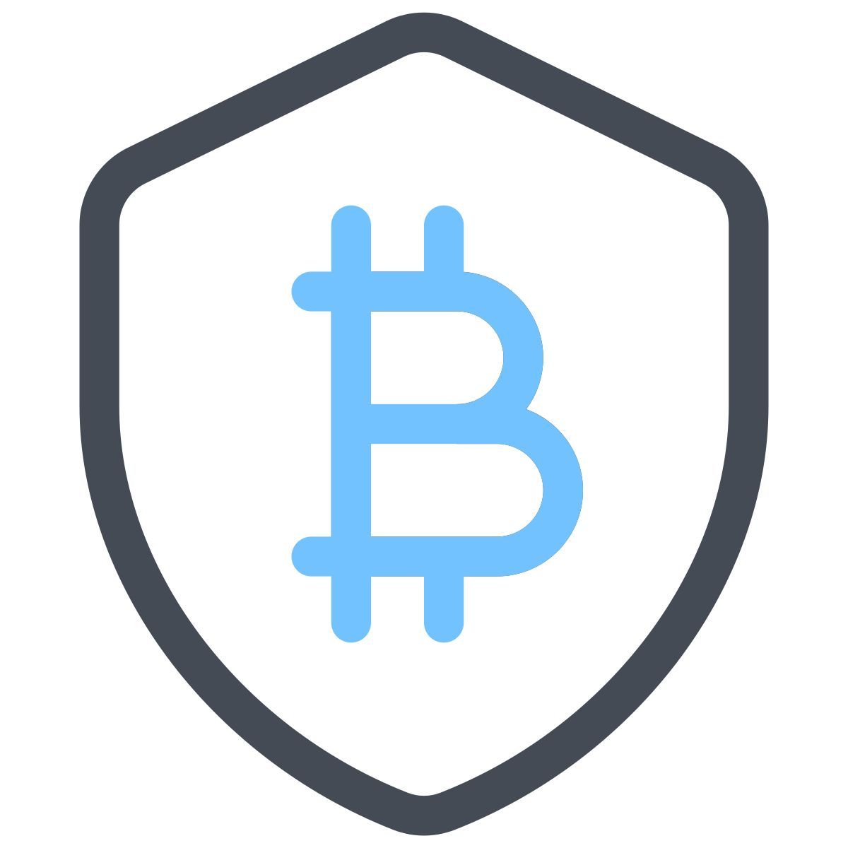 pastel color style 受比特币保护 icon