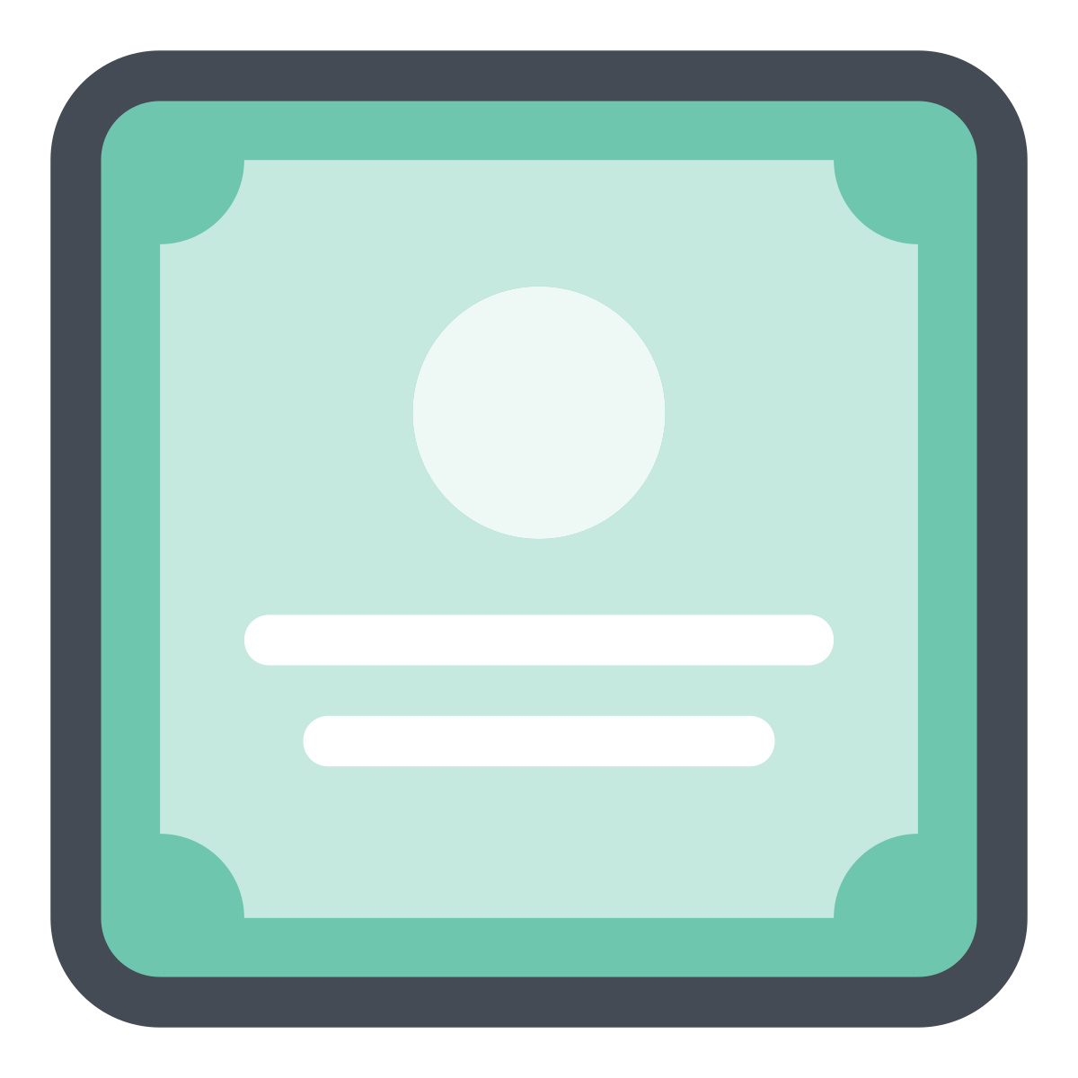 pastel color style bonds icon