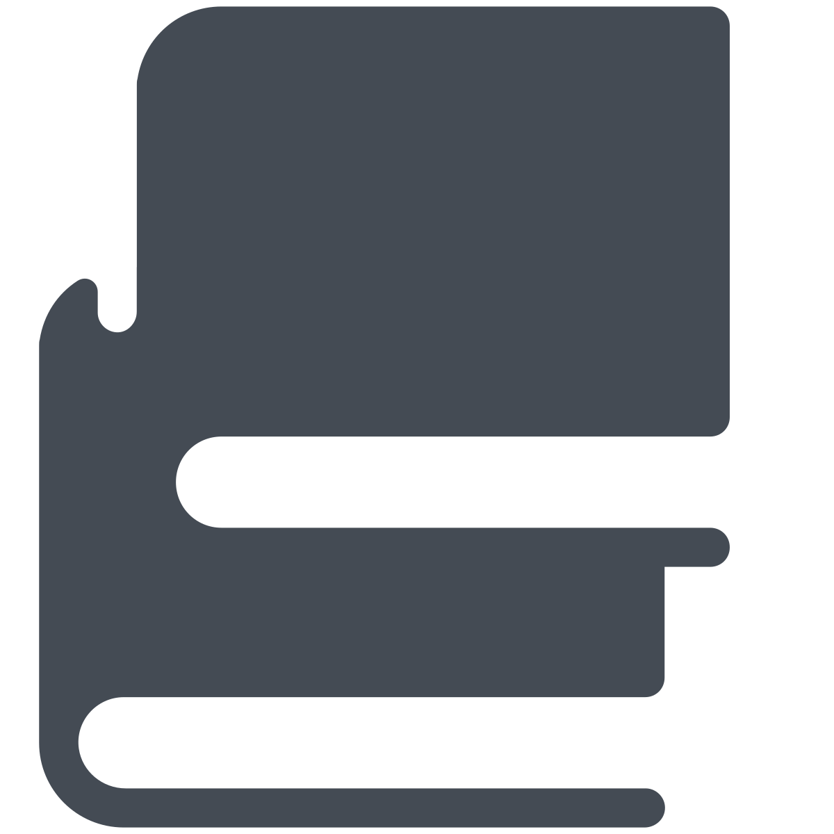 pastel color style books icon
