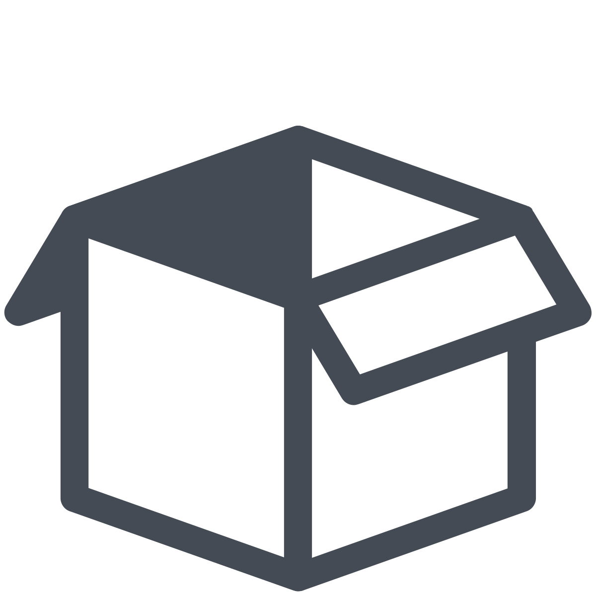 pastel color style box icon