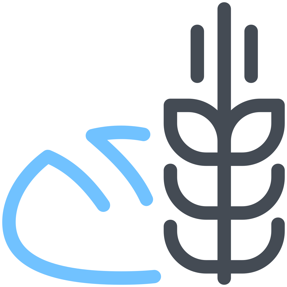 pastel color style bread and rye  v2 icon