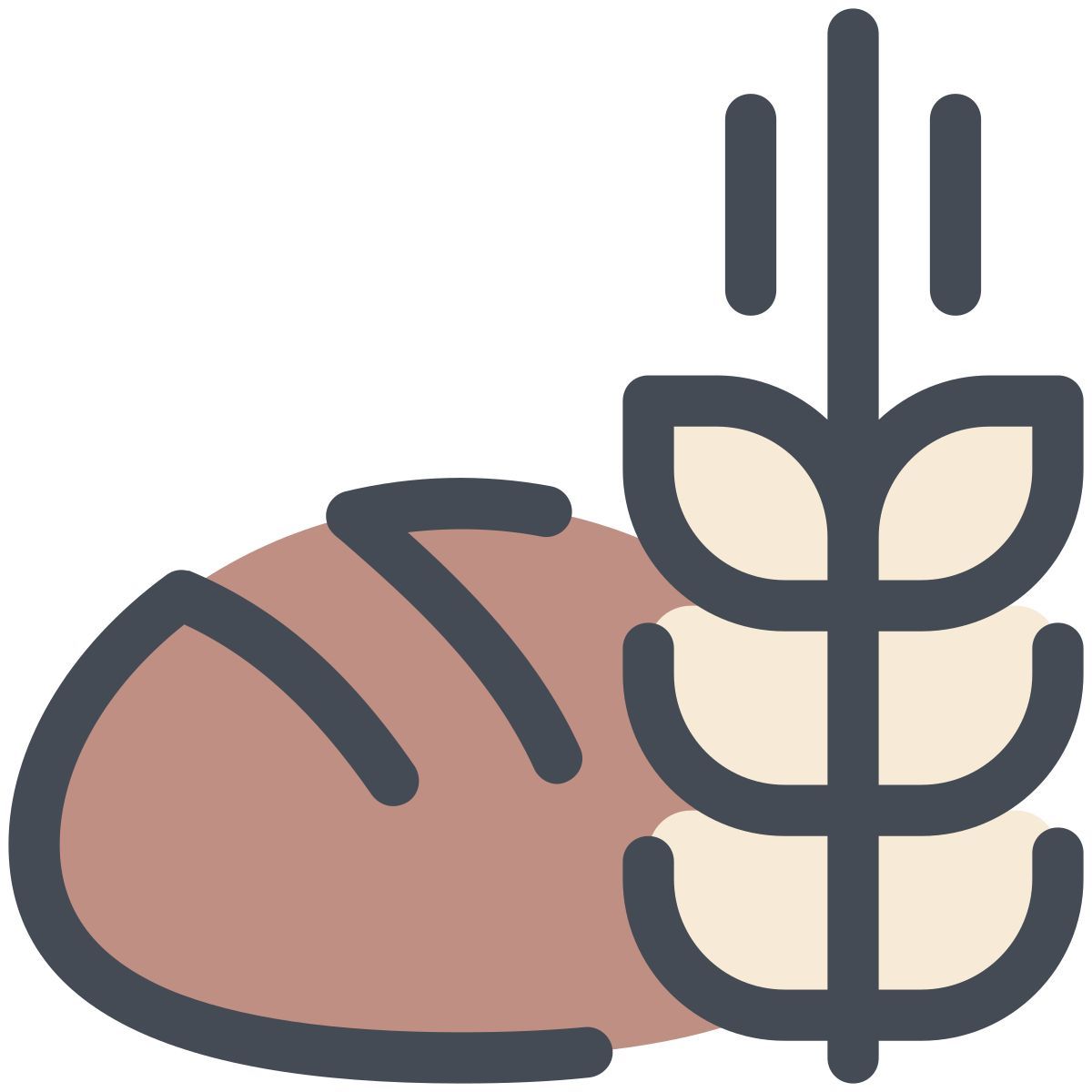 pastel color style panadería icon