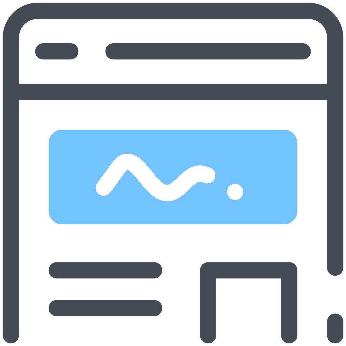 pastel color style finestra del browser icon