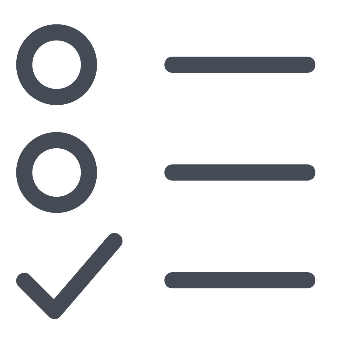 pastel color style checklist icon