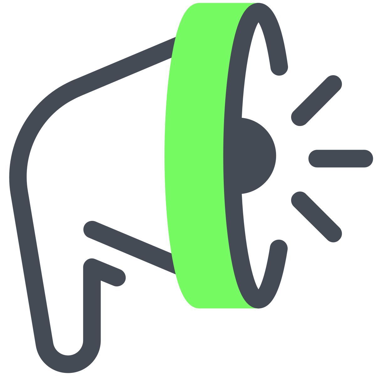 pastel color style pubblicità icon