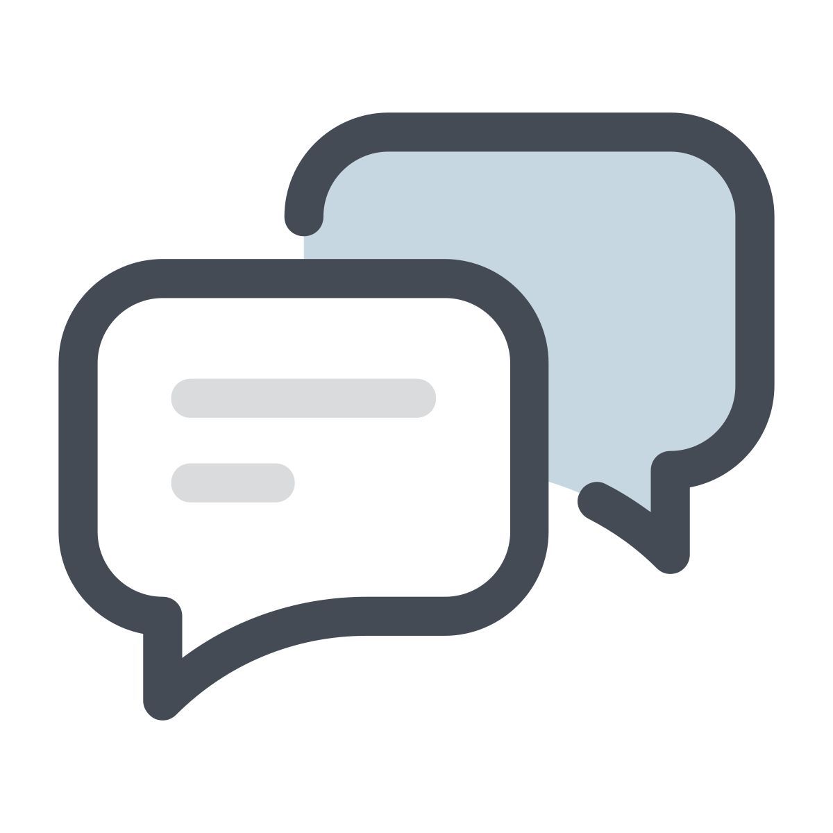 pastel color style kommunikation icon