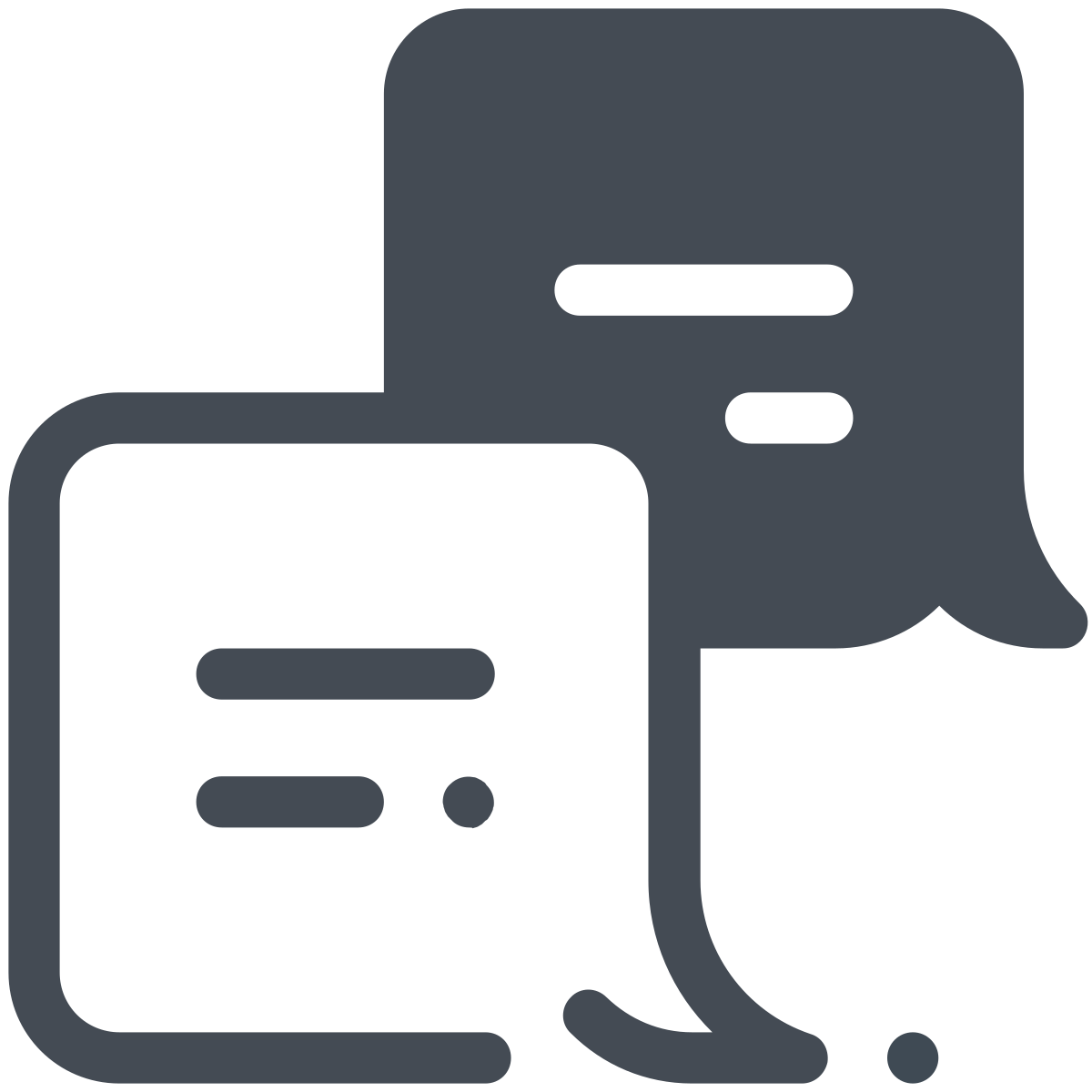 pastel color style communication  v2 icon