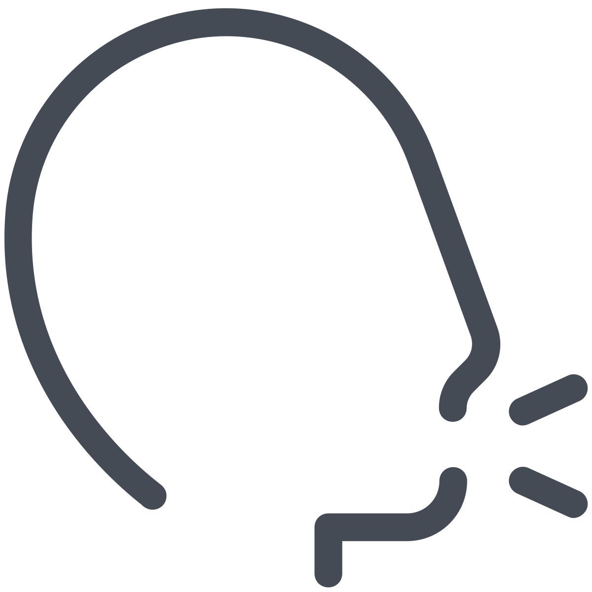 pastel color style husten icon