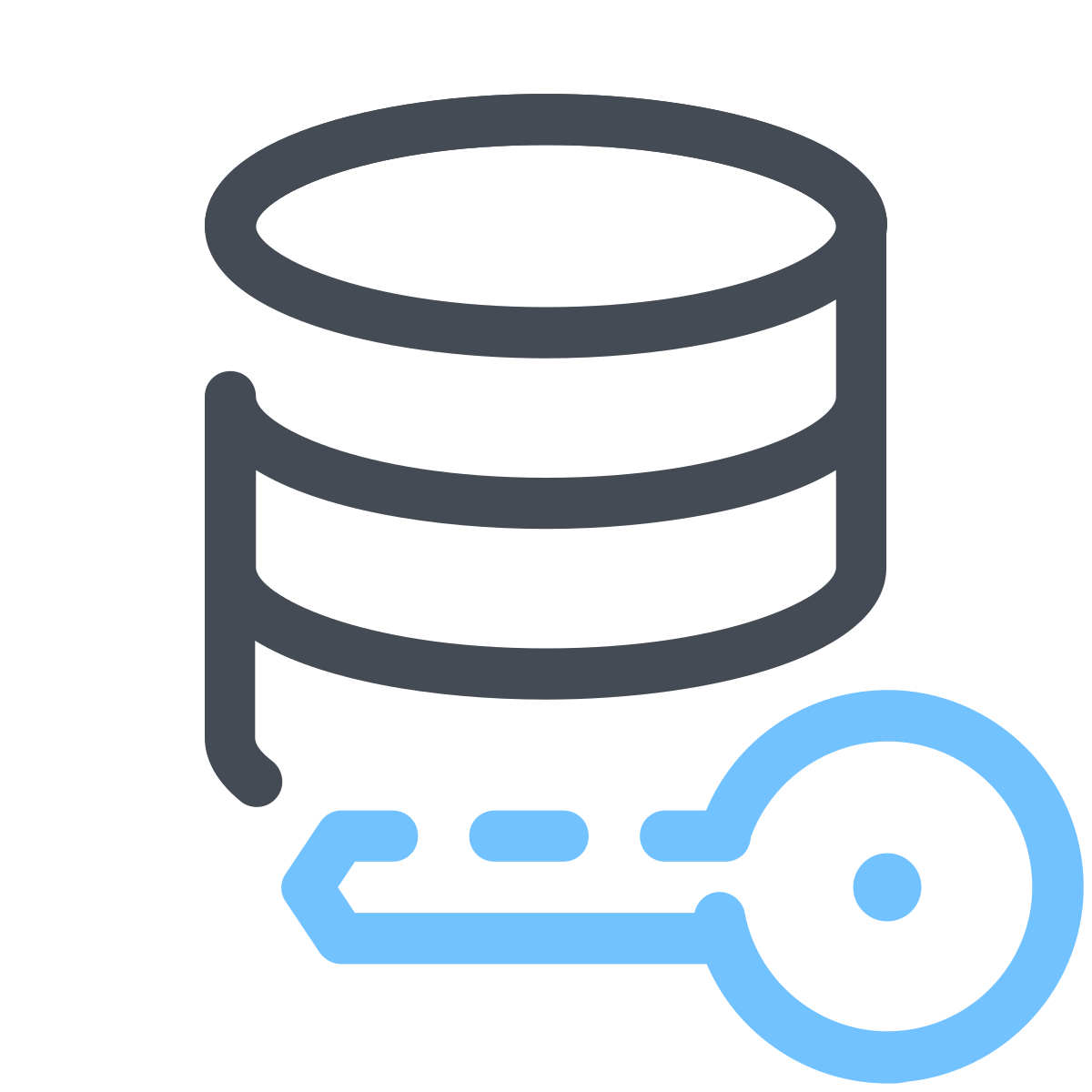 pastel color style data encryption icon