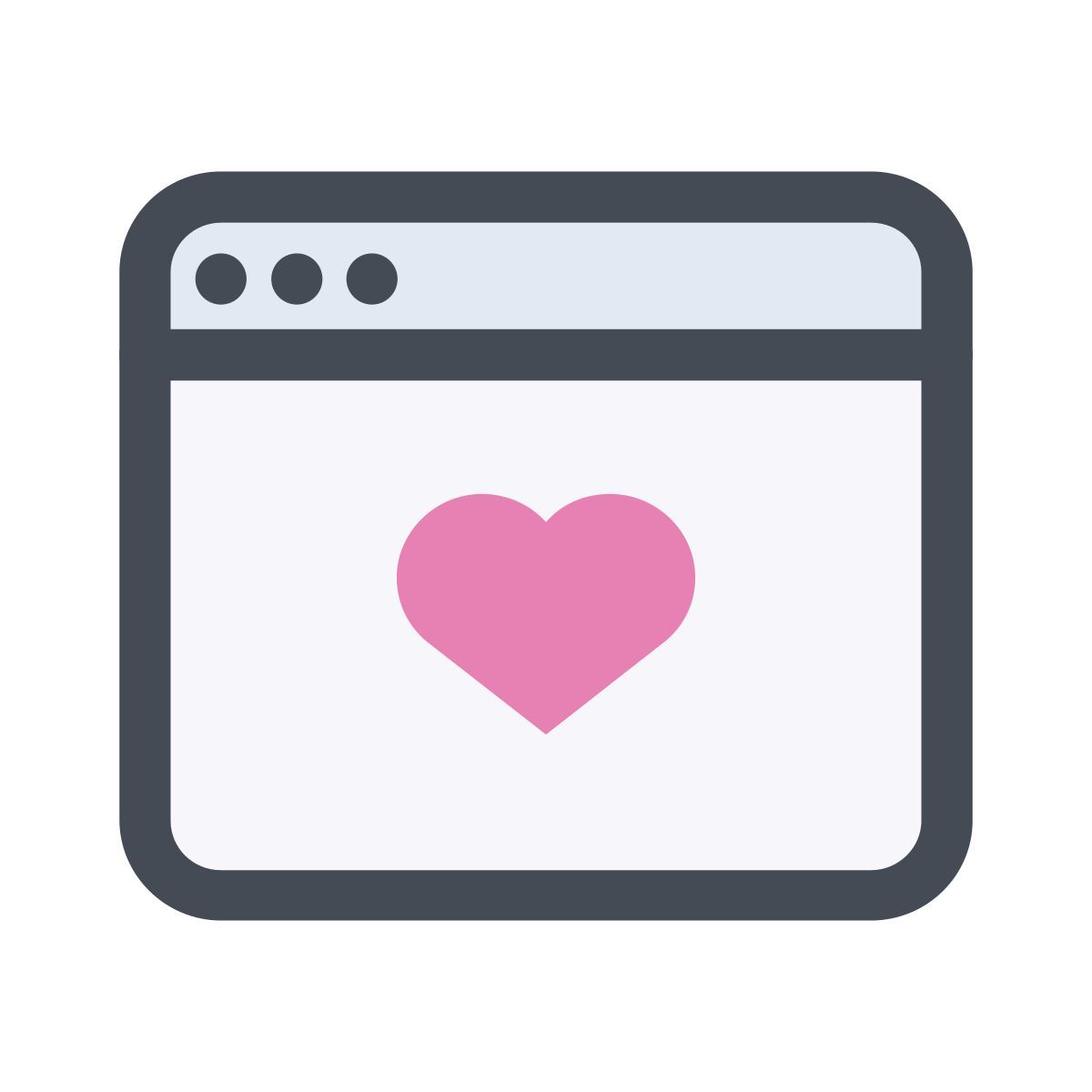 pastel color style 约会网站 icon