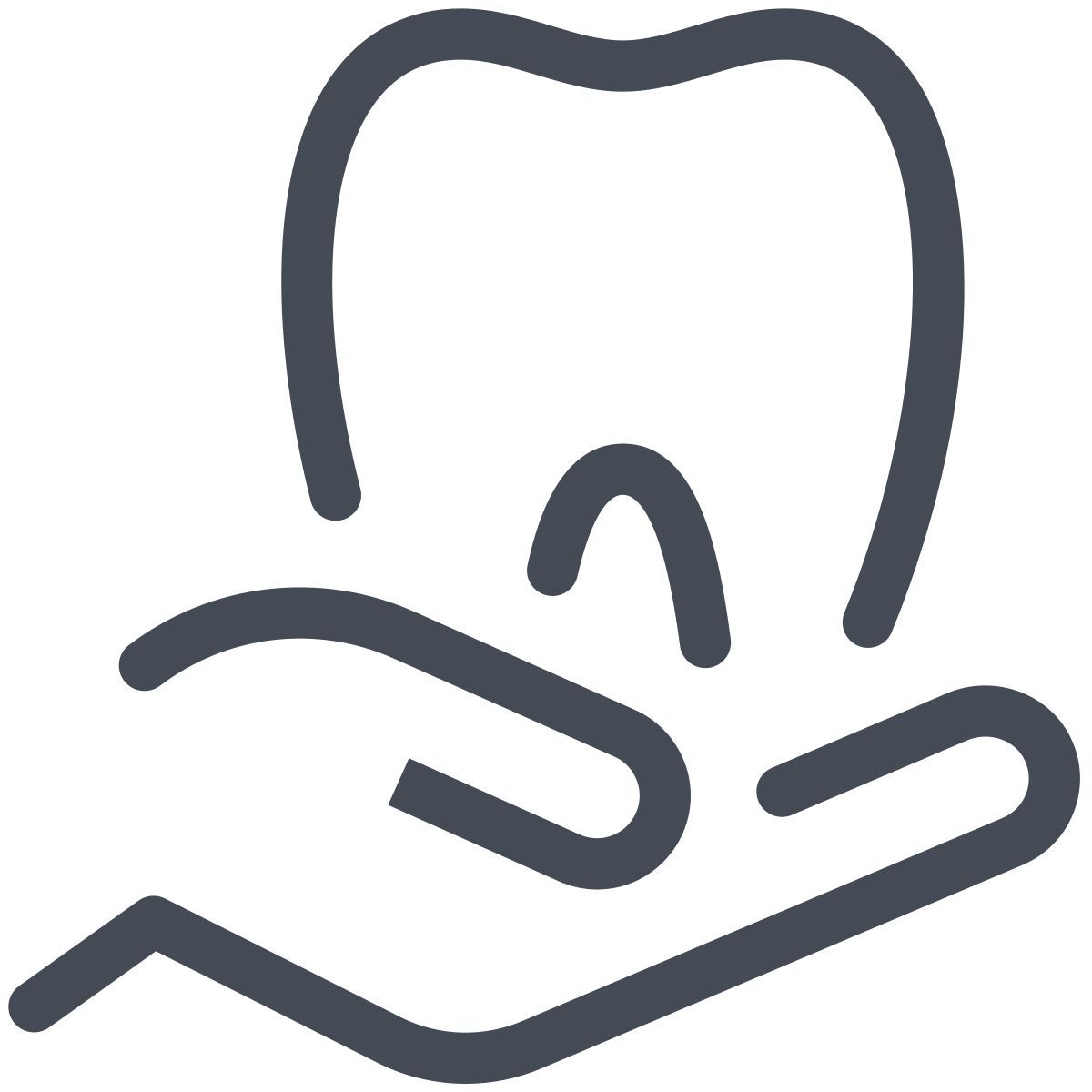 pastel color style cure odontoiatriche icon