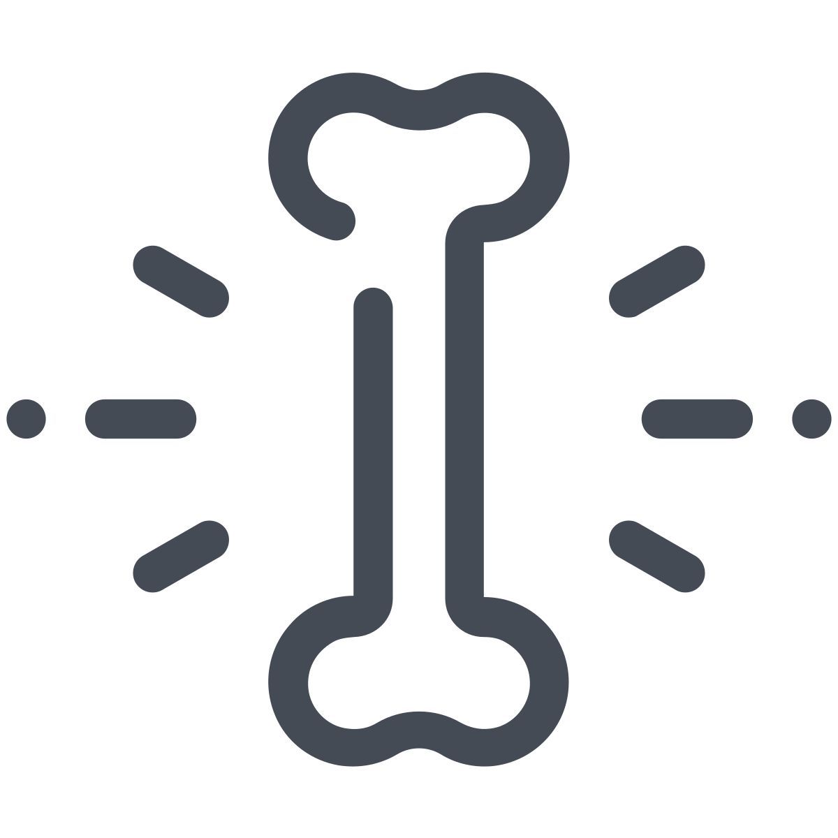 pastel color style 狗骨头 icon