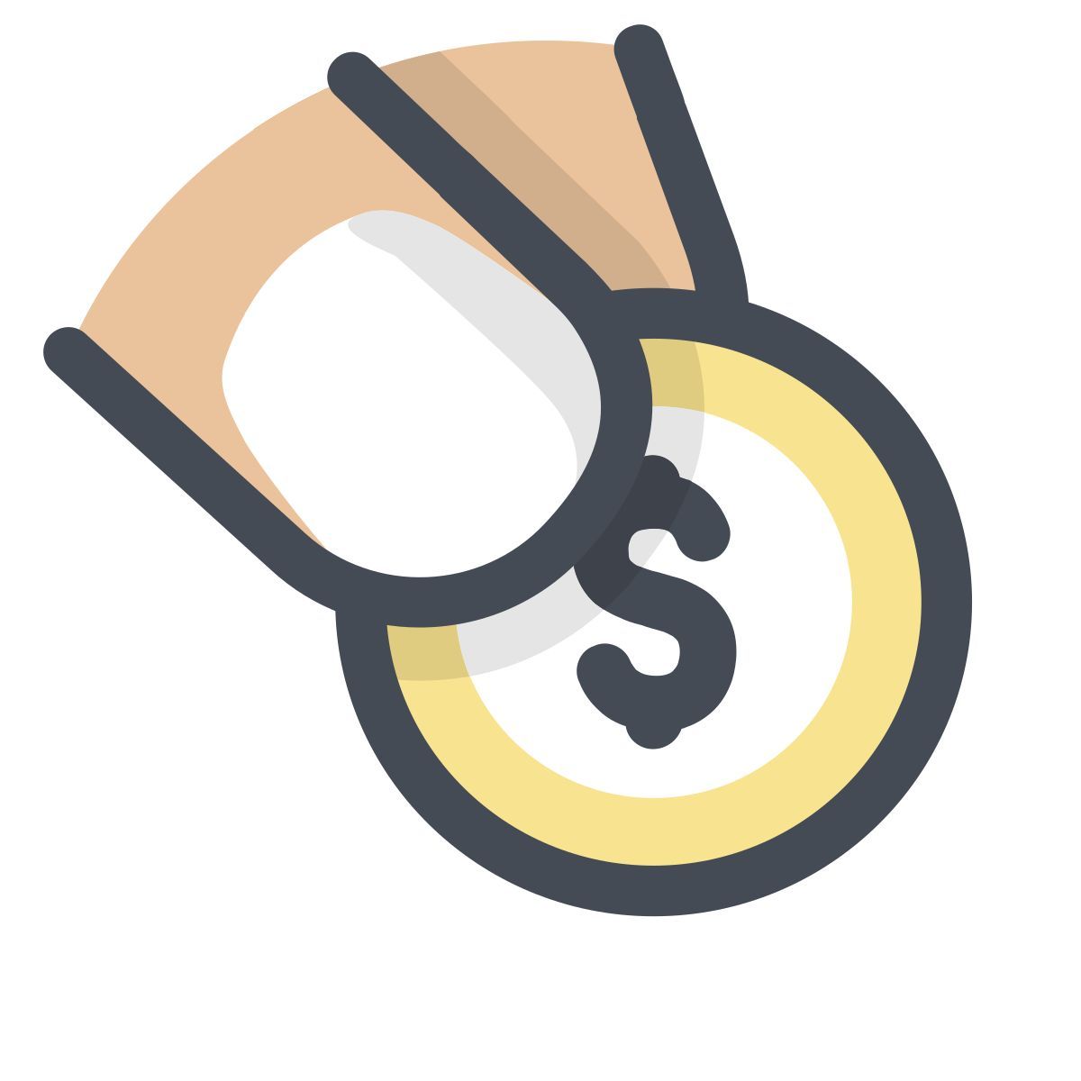 pastel color style 捐 icon