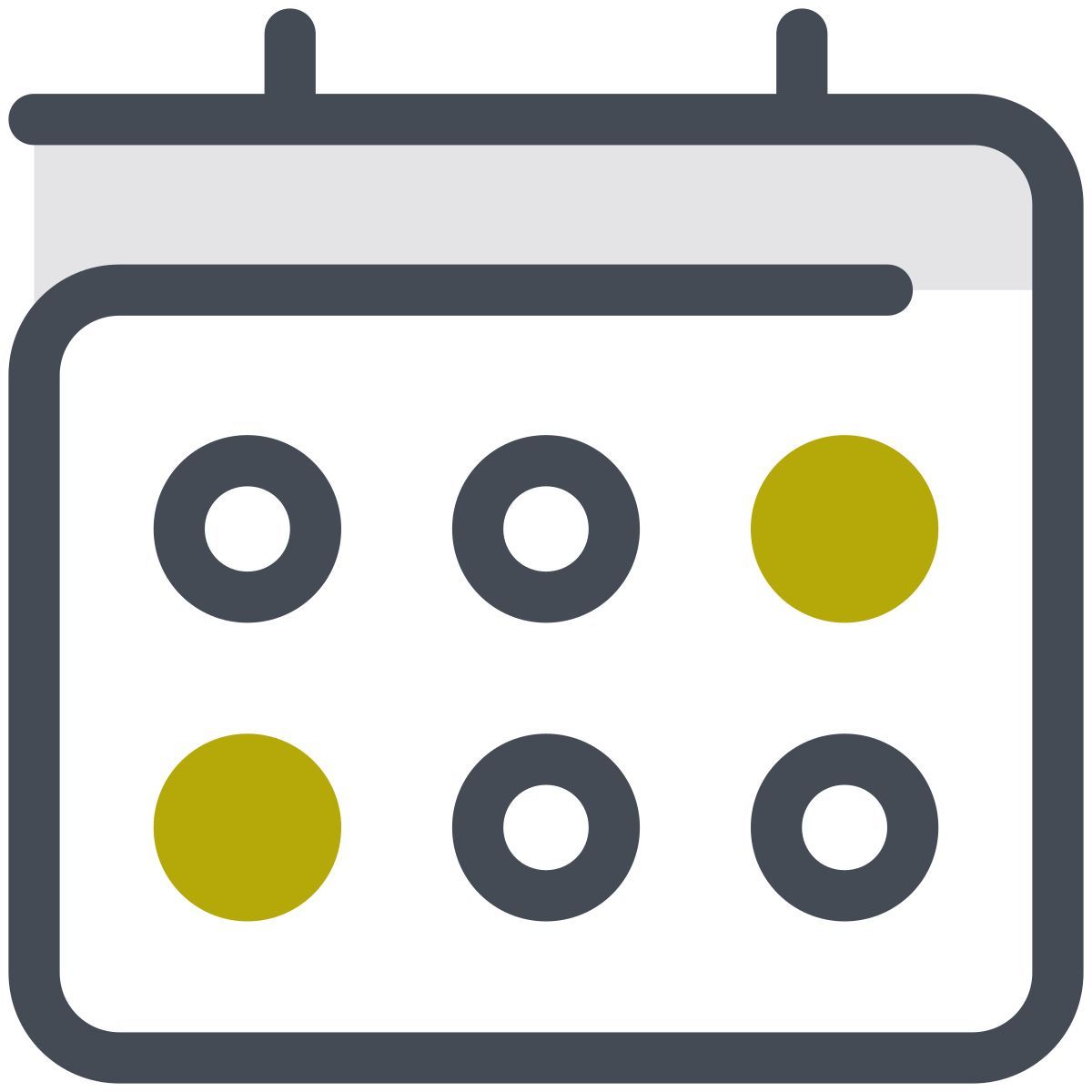 pastel color style eventi icon