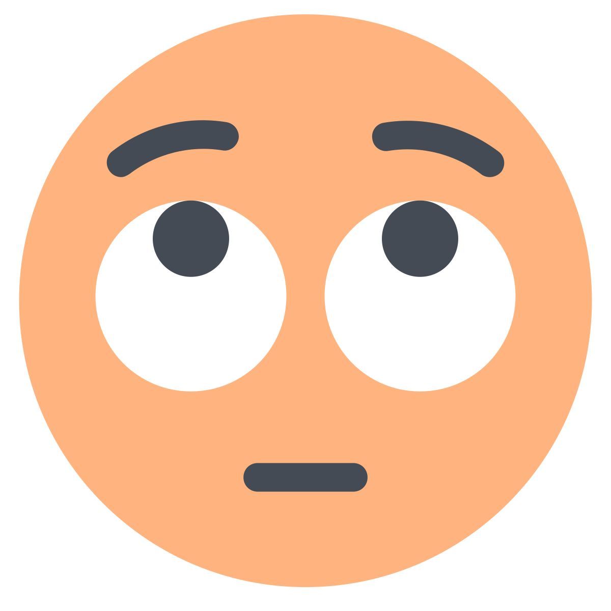 pastel color style ícone de rosto com olhos revirados icon