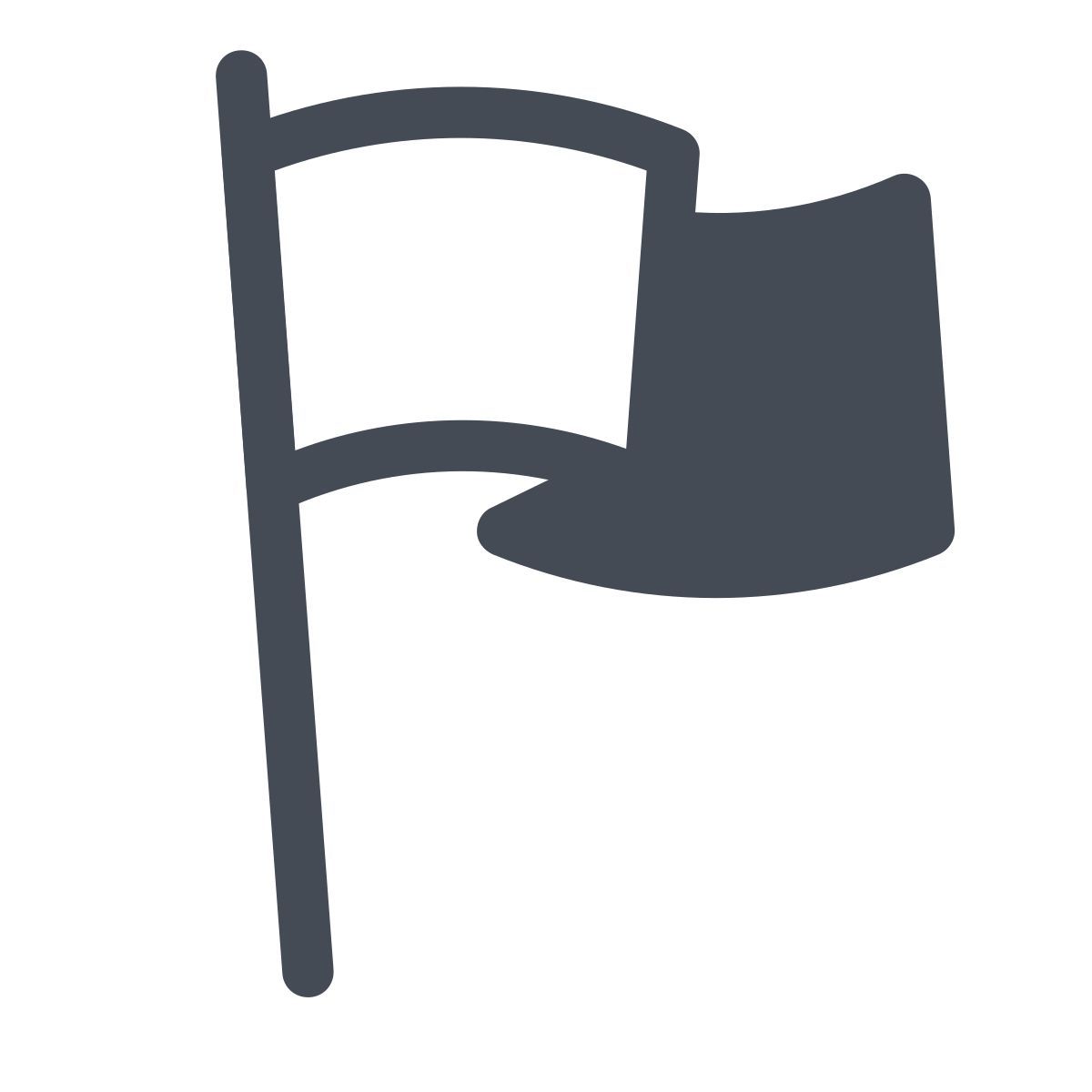 pastel color style flag icon