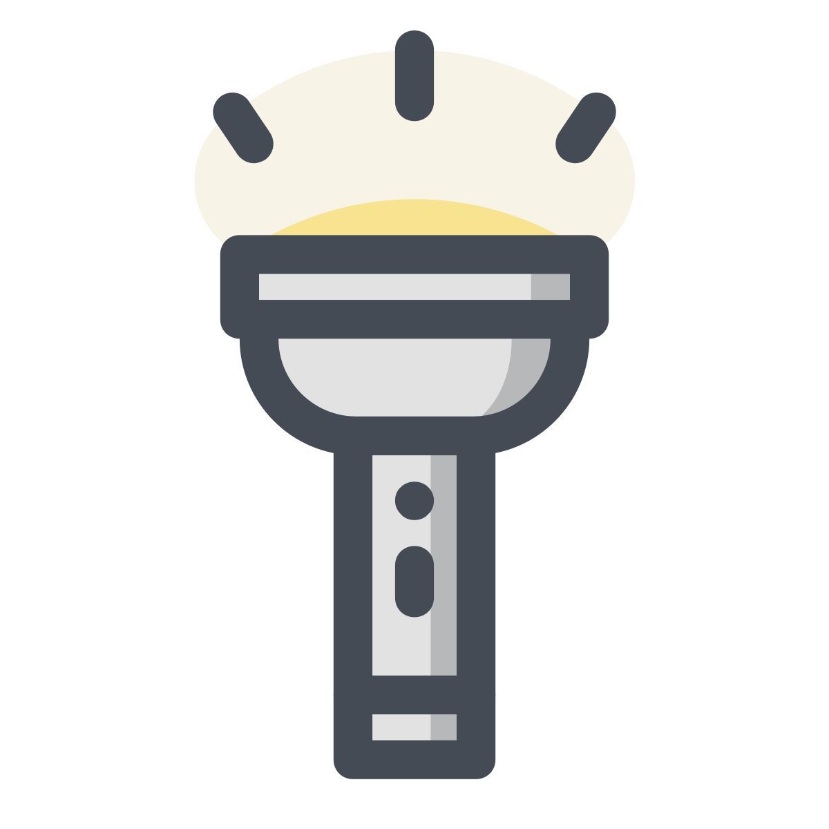 pastel color style torcia icon