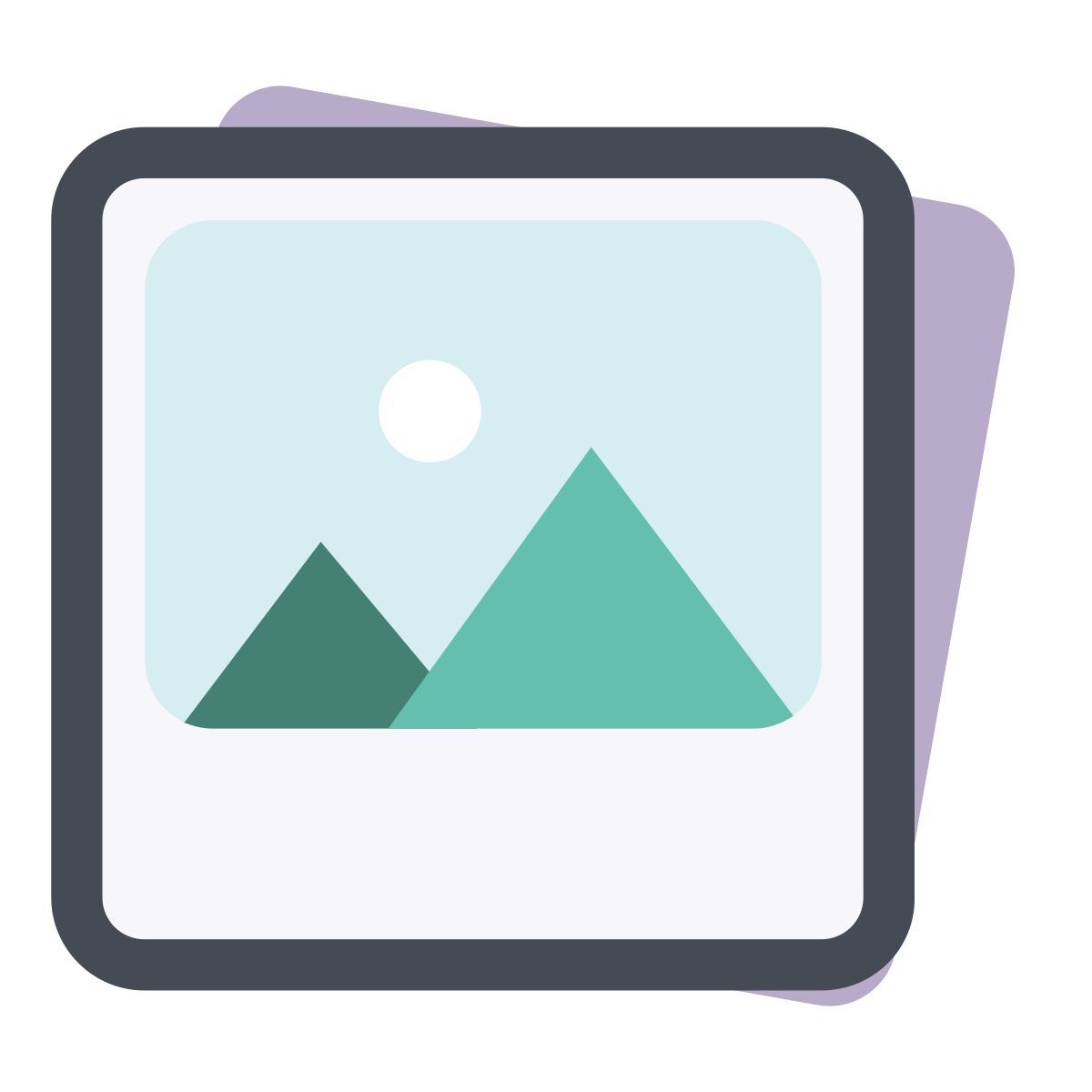 pastel color style 갱도 icon