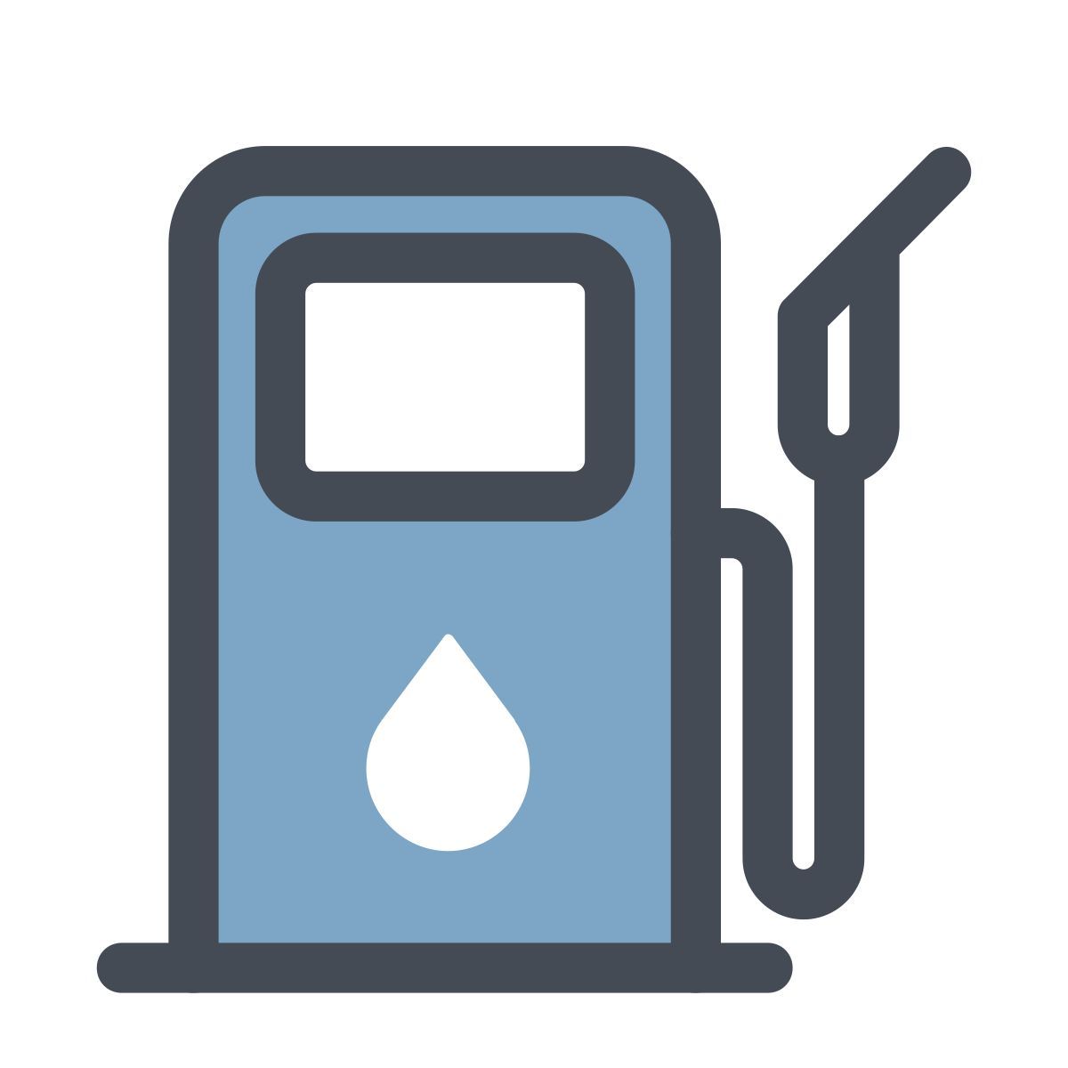 pastel color style benzinaio icon