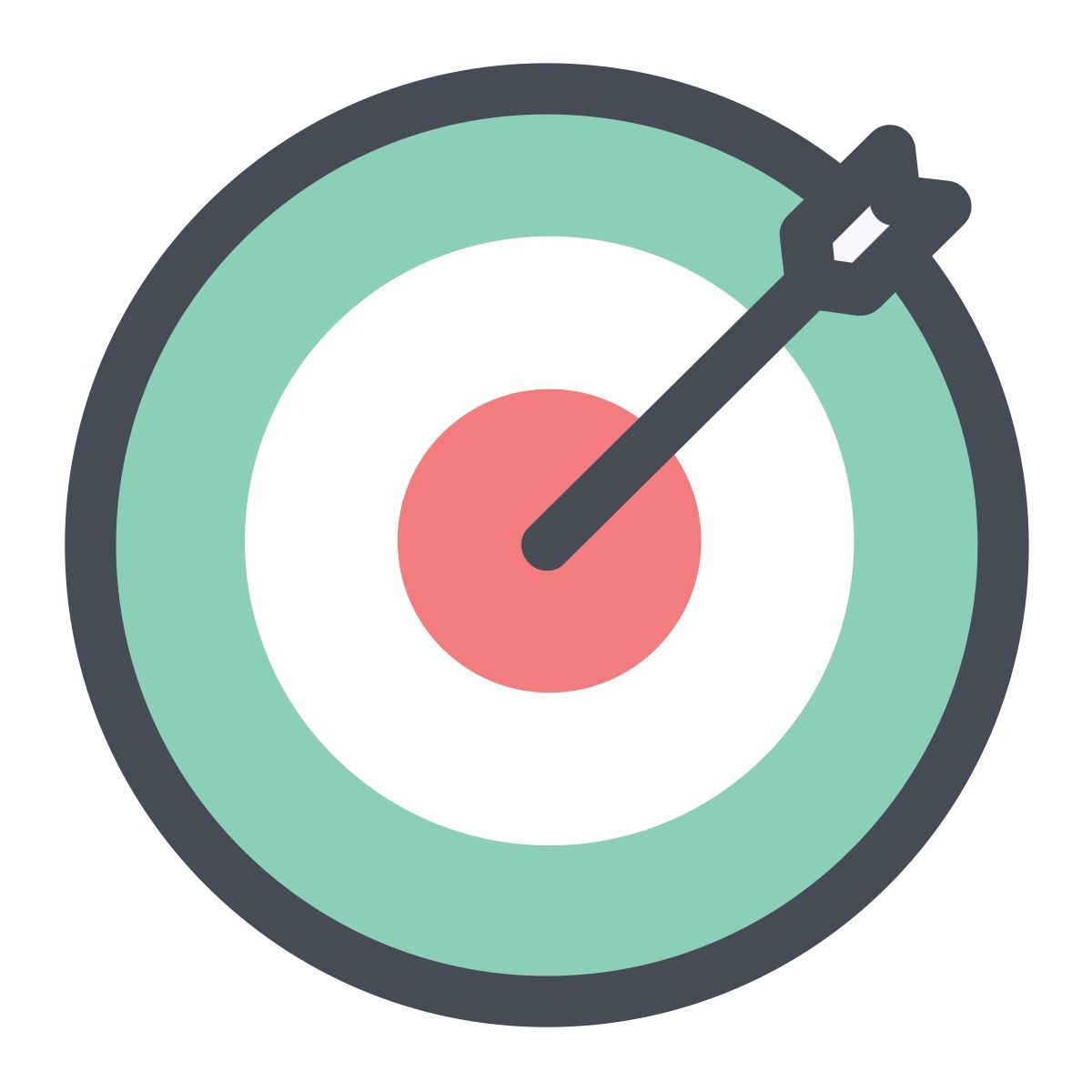 pastel color style ziel icon