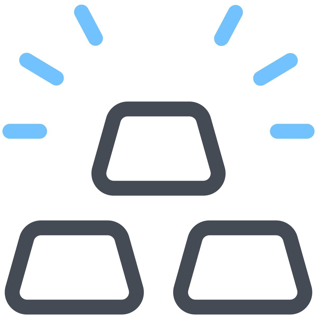 pastel color style 금 icon